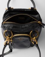 Prada Dangle Leather Top-Handle Mini-Bag - Image 4